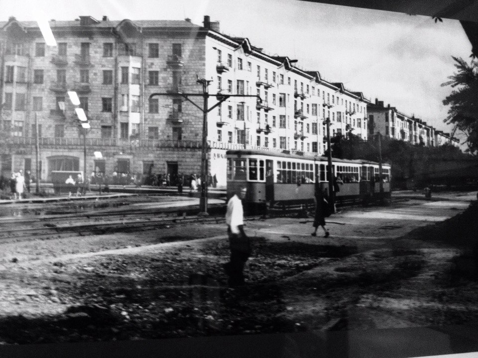 Новокузнецк - Исторические фотографии - Фото - Городской электротранспорт