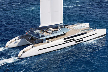 Французы спроектировали трансатлантическую яхту с гигантским крылом