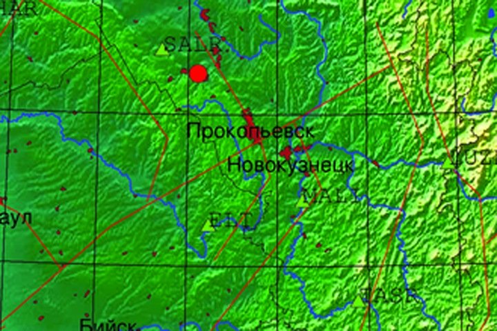 Землетрясение в новокузнецке