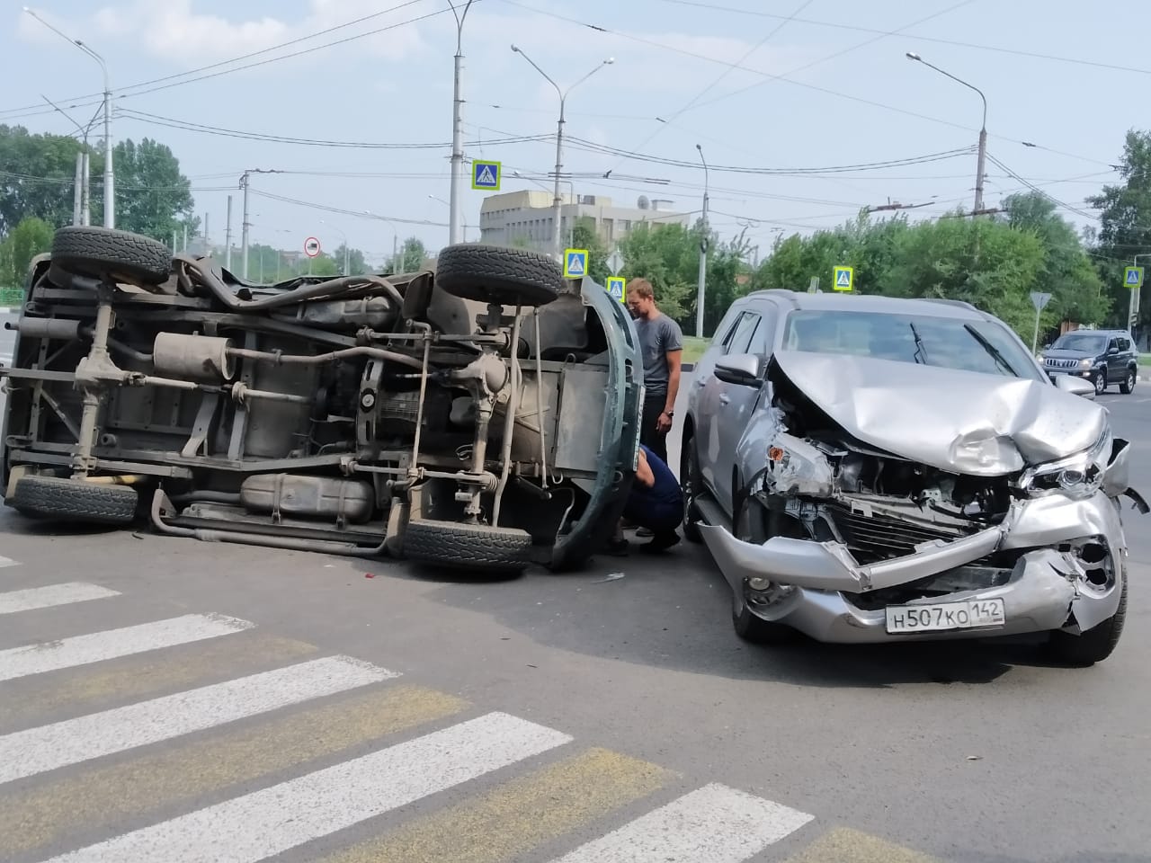 ДТП с "перевертышем"