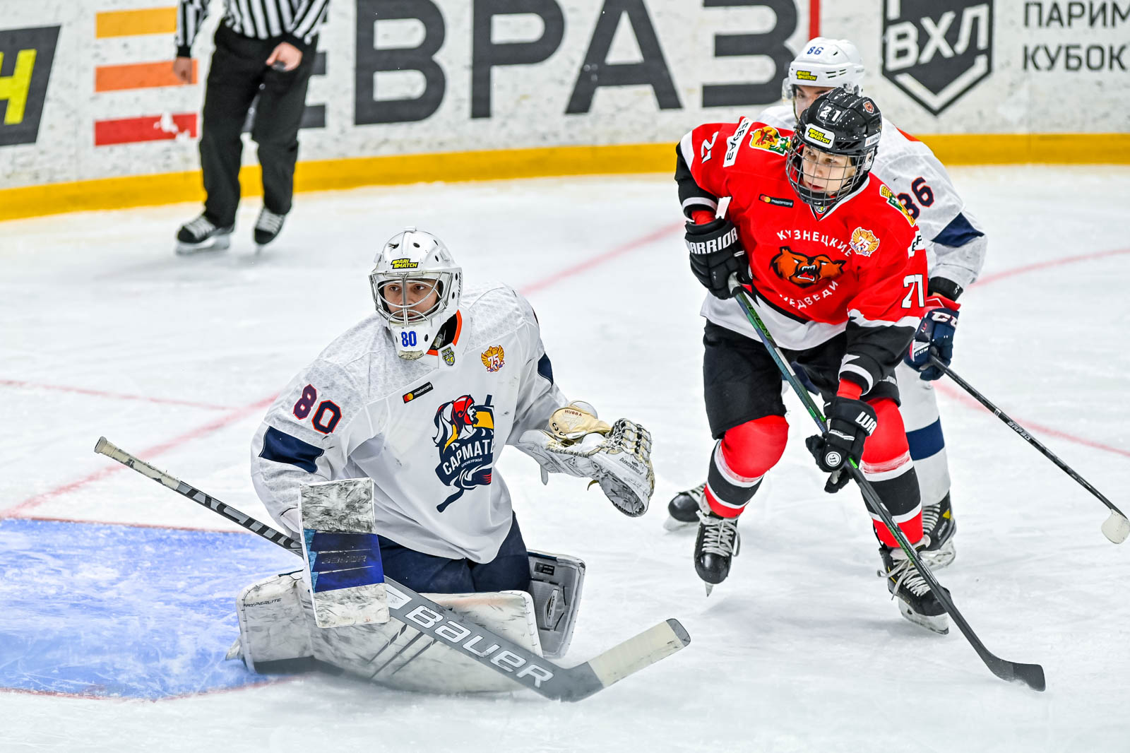 «Кузнецкие Медведи» — «Сарматы» — 0:1 (0:0, 0:1, 0:0)