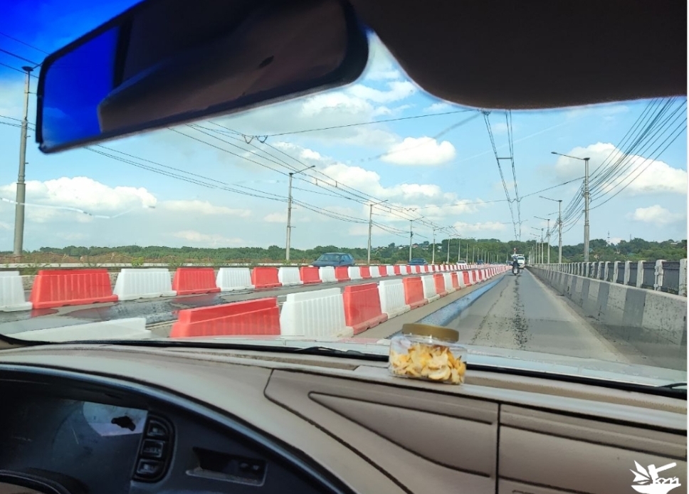 «Пробки обеспечены»: Как сейчас выглядит перекрытый  запсибовский  мост в Новокузнецке