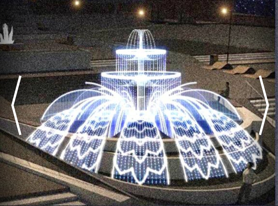 Власти Новокузнецка показали фонтаны и скейт-парк на Площади защитников Донбасса