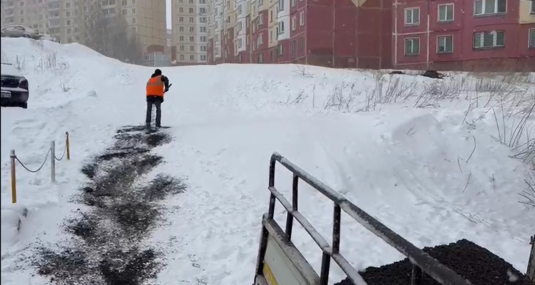 В Новокузнецке ликвидировали очередную опасную горку — Новости Новокузнецка  сегодня, новости дня, последние новости