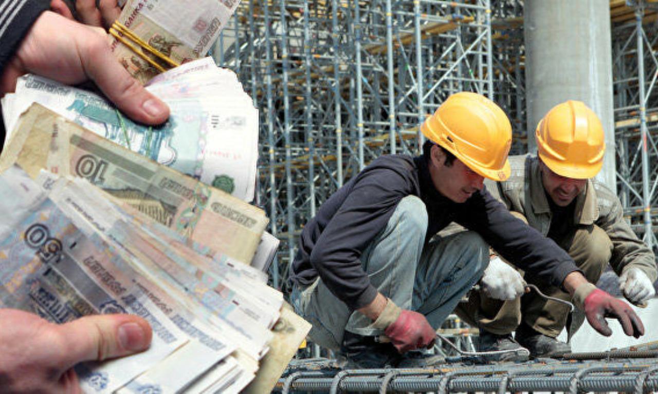 Зарплата для строителя