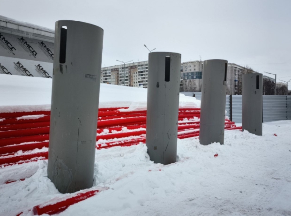 В Новоильинском районе начали строить новую троллейбусную сеть