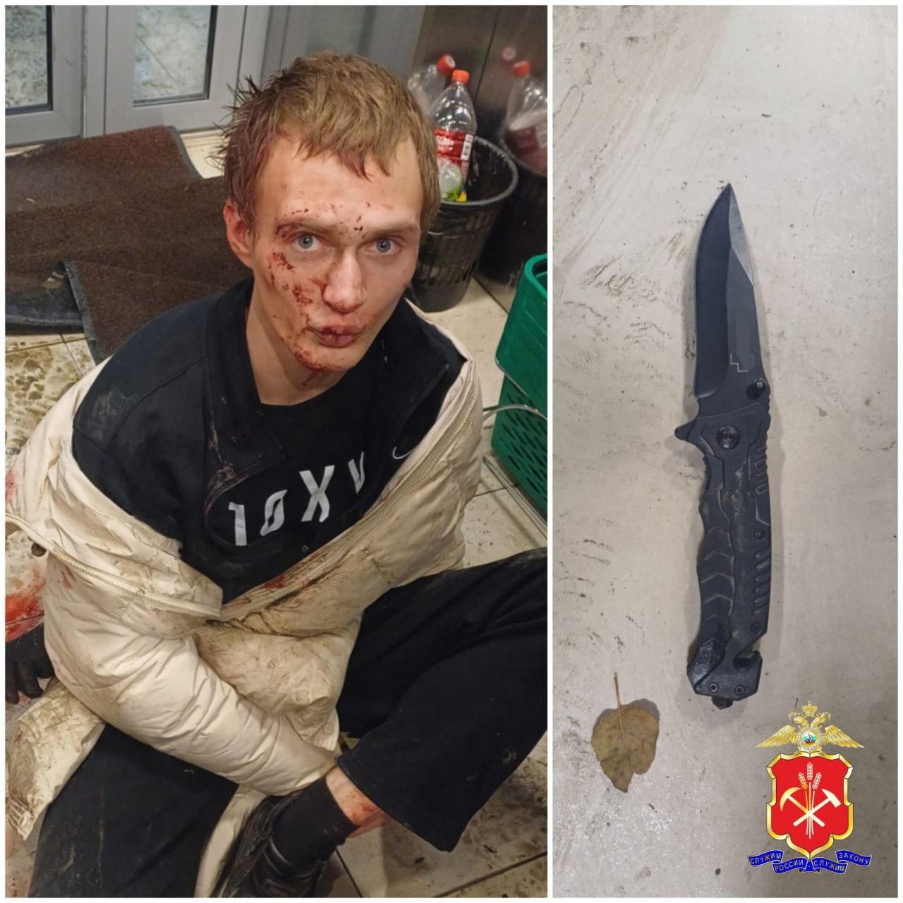 Пьяного хулигана с ножом обезвредил посетитель магазина