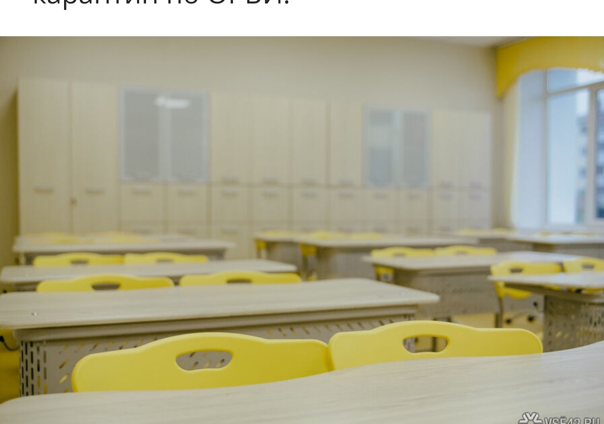 Сотни школьников в Кузбассе ушли на дистант из-за карантина по ОРВИ