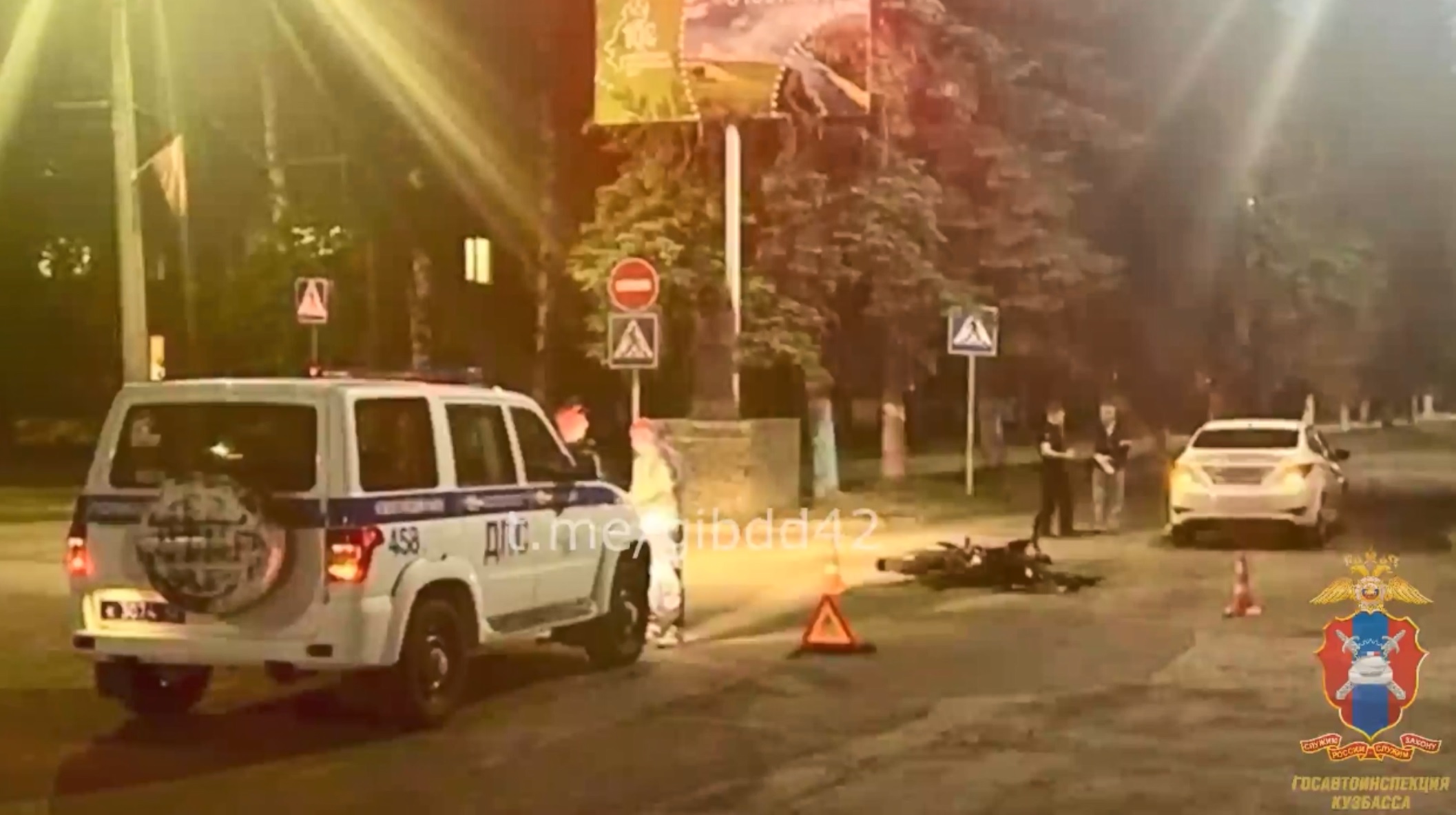 Подросток на мотоцикле влетел в иномарку