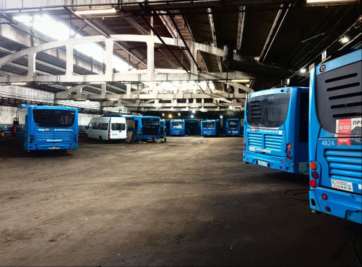 "ПитерАвто" в Новокузнецке провалило задачу по полному выходу автобусов в рейсы