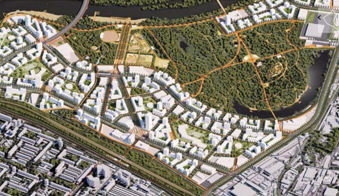 Трамвай, новый тоннель и таунхаусы: замглавы по строительству рассказал, каким будет микрорайон «Водный»