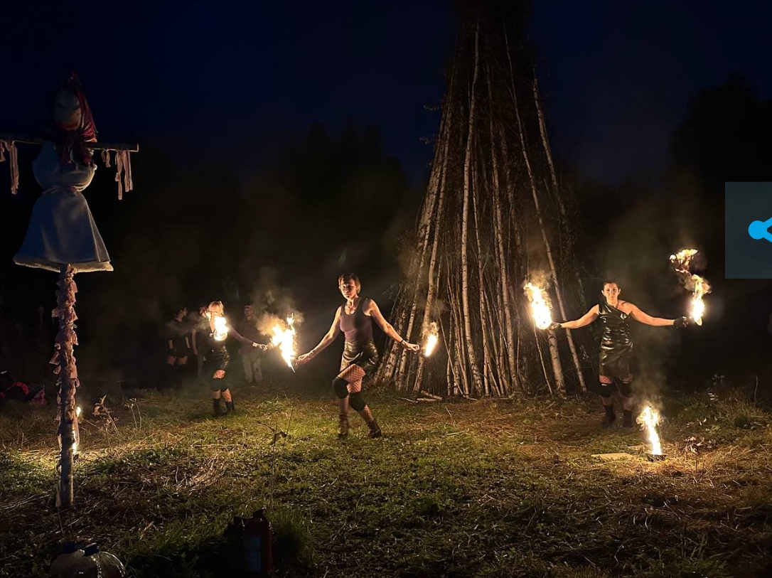 В Кузбассе чиновники люто зажгли на тайном ночном обряде
