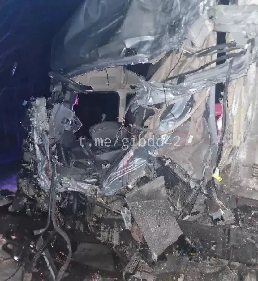 Жертвами ДТП на кузбасской трассе стали водители грузовиков