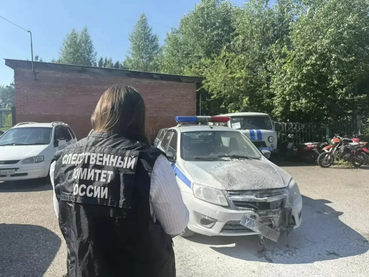 Подросток поджёг полицейский автомобиль по заданию кураторов
