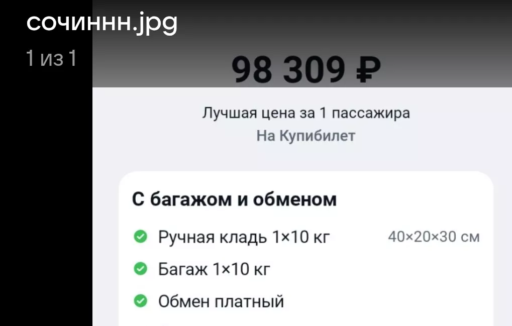 Цена авиабилетов из Новокузнецка в Сочи бьёт рекорды