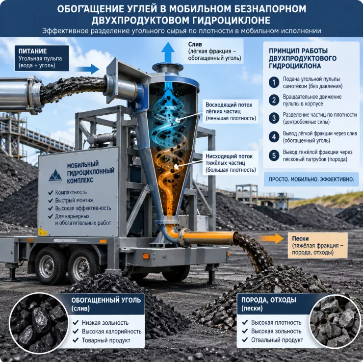 Давайте обсудим мобильную установку обогащения углей